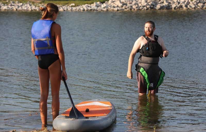 UNK paddleboarding